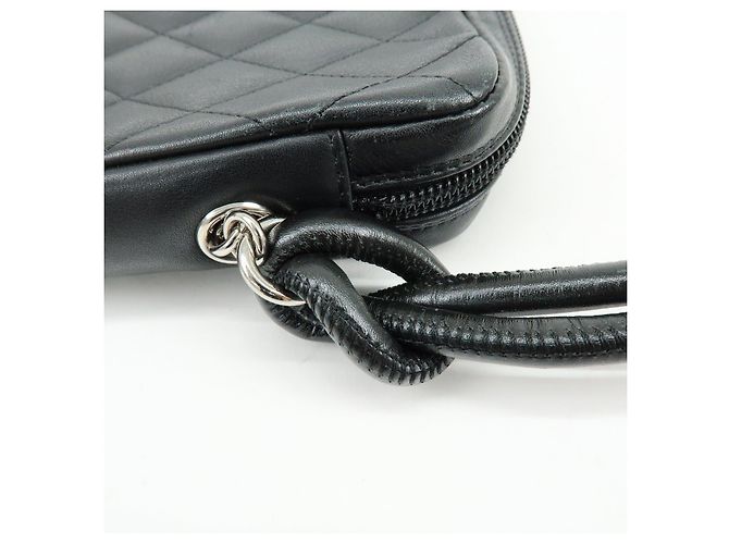 CHANEL Cambon Line Lambskin Medium Pochette Shoulder Bag A25178 - vista 7