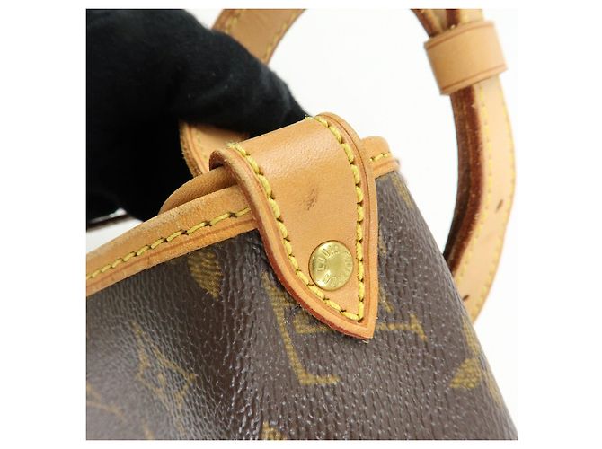 Borsa a Tracolla e Spalla Louis Vuitton Monogram Saumur 30 Marrone M42256 - vista 16