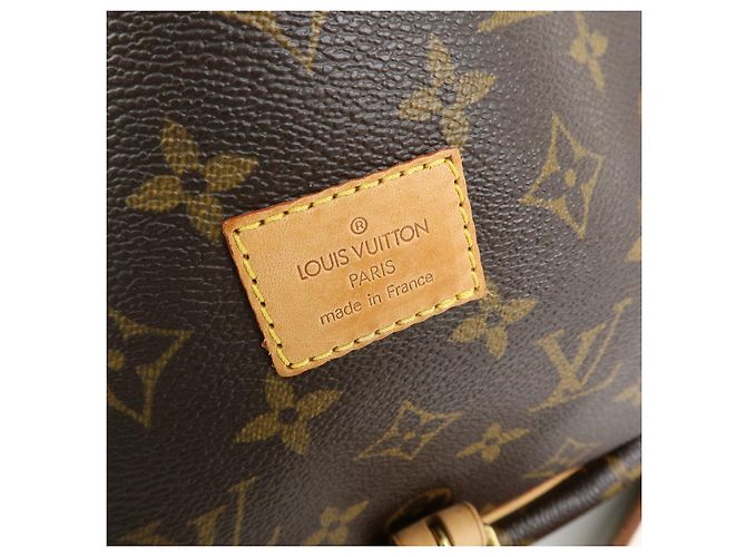 Borsa a Tracolla e Spalla Louis Vuitton Monogram Saumur 30 Marrone M42256 - vista 23