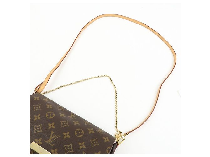 Louis Vuitton Monogram Favorite MM 2Way Bag Shoulder Bag Brown M40718 - vista 6