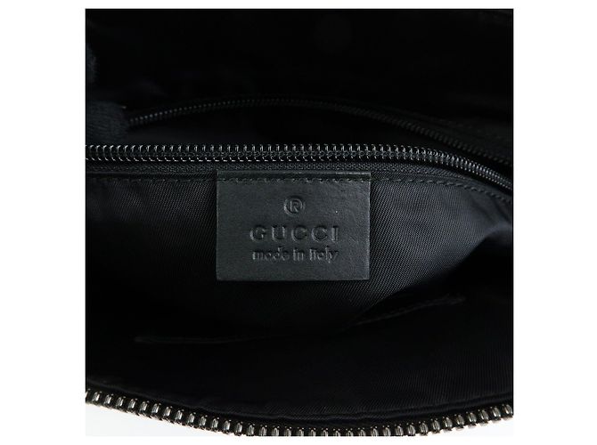 Borsa a tracolla GUCCI GG Supreme in pelle Nera 387514 - vista 23