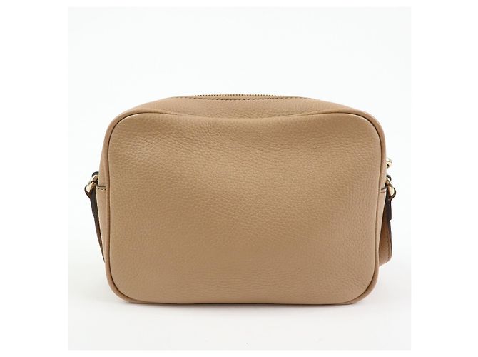GUCCI SOHO Interlocking G Leather Small Disco Bag Beige 308364 - vista 2