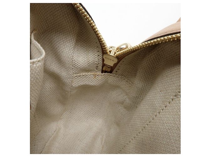 GUCCI SOHO Interlocking G Leather Small Disco Bag Beige 308364 - vista 20