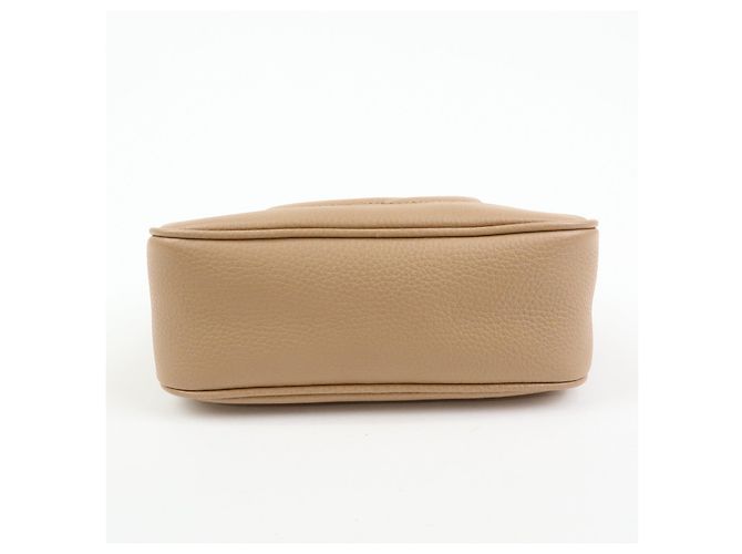GUCCI SOHO Interlocking G Leather Small Disco Bag Beige 308364 - vista 5