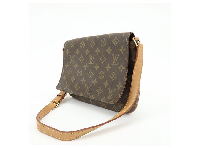 Louis Vuitton Monogram Musette Tango Short Shoulder Bag Brown M51257 - vista 3