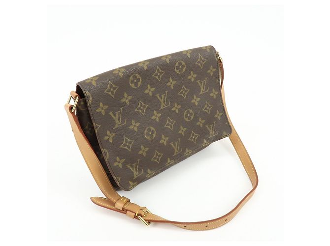 Louis Vuitton Monogram Musette Tango Short Shoulder Bag Brown M51257 - vista 4