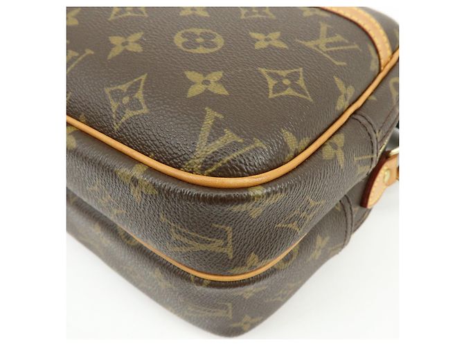 Borsa a tracolla Louis Vuitton Monogram Reporter PM Brown M45254 - vista 11