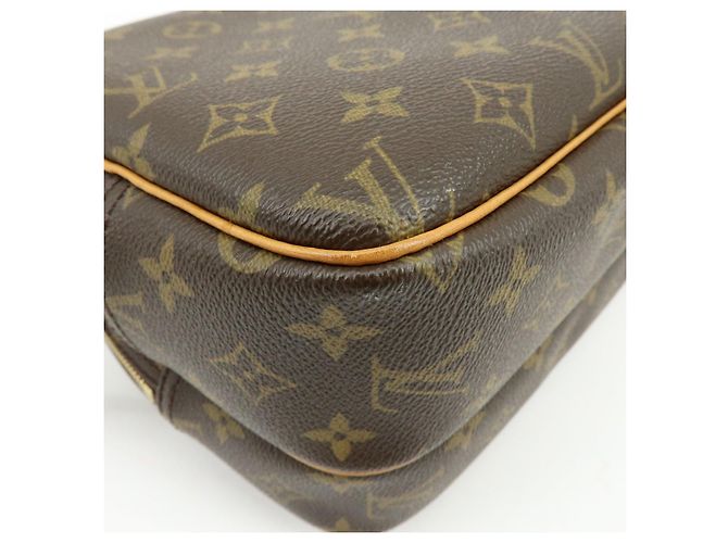 Borsa a tracolla Louis Vuitton Monogram Reporter PM Brown M45254 - vista 12