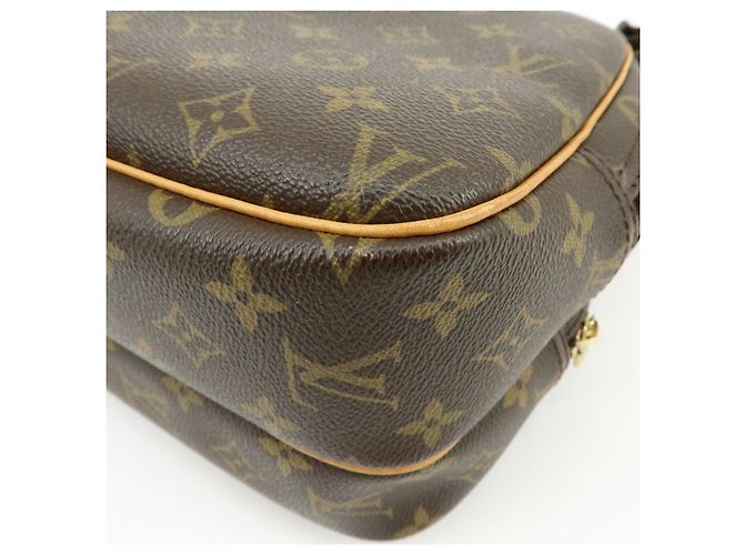 Borsa a tracolla Louis Vuitton Monogram Reporter PM Brown M45254 - vista 13