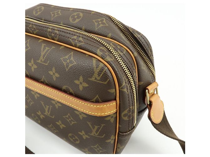 Borsa a tracolla Louis Vuitton Monogram Reporter PM Brown M45254 - vista 15