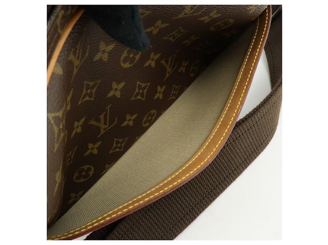 Borsa a tracolla Louis Vuitton Monogram Reporter PM Brown M45254 - vista 17