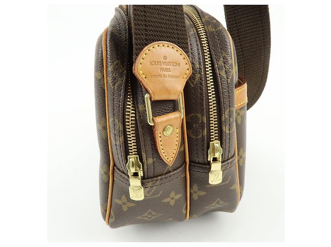 Borsa a tracolla Louis Vuitton Monogram Reporter PM Brown M45254 - vista 18