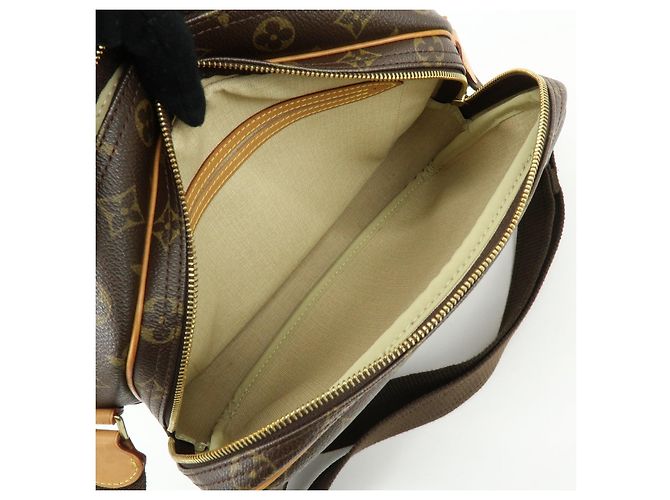 Borsa a tracolla Louis Vuitton Monogram Reporter PM Brown M45254 - vista 20
