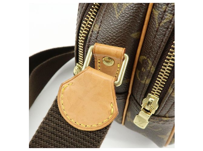 Borsa a tracolla Louis Vuitton Monogram Reporter PM Brown M45254 - vista 9