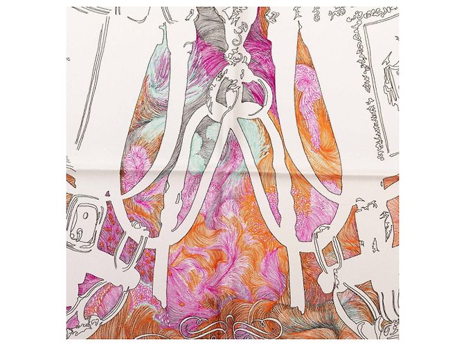 Hermès Foulard di seta Hermes Carre 90 Brides de Gala - vista 2