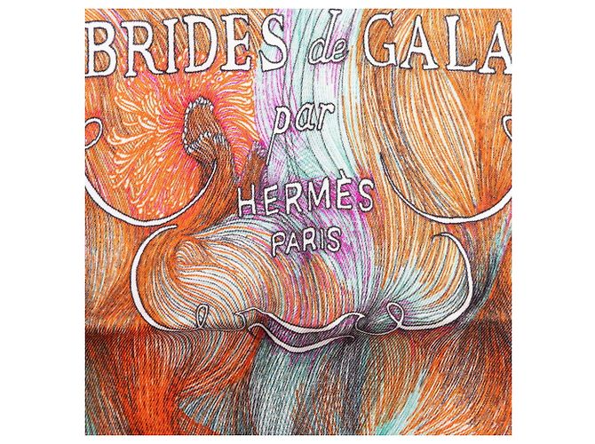 Hermès Foulard di seta Hermes Carre 90 Brides de Gala - vista 7