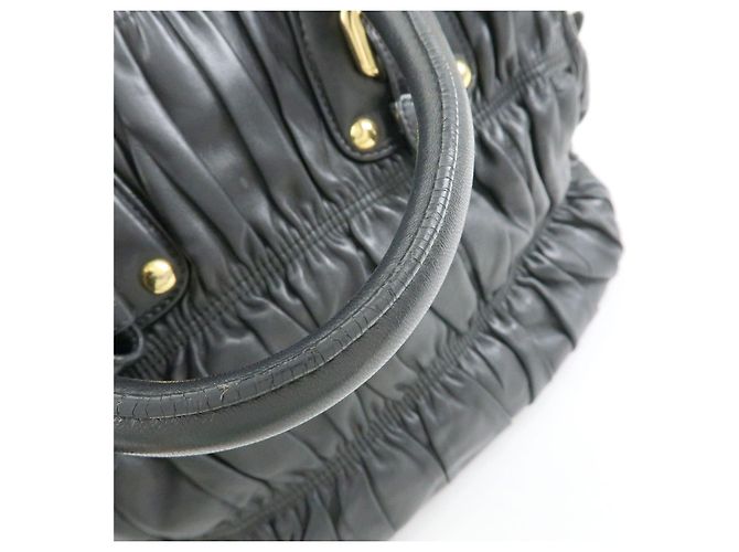 Borsa 2Way in pelle Nappa con logo PRADA Borsa a mano Borsa a tracolla Nero - vista 11