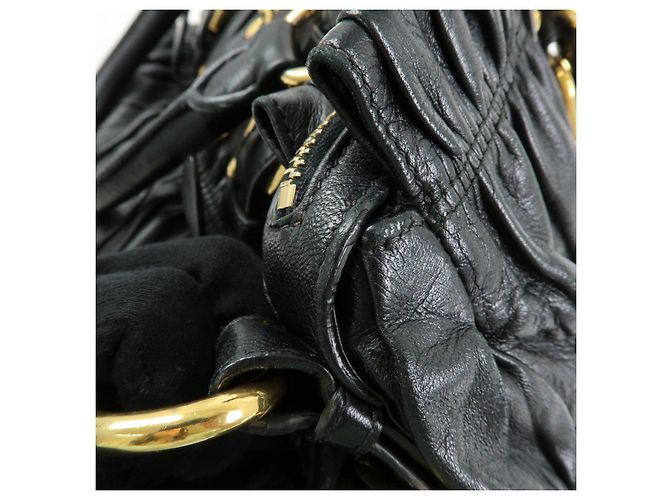 Borsa 2Way in pelle Nappa con logo PRADA Borsa a mano Borsa a tracolla Nero - vista 20