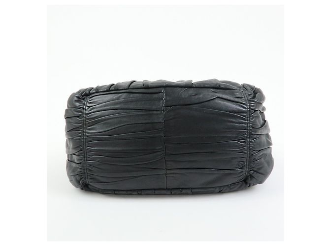 Borsa 2Way in pelle Nappa con logo PRADA Borsa a mano Borsa a tracolla Nero - vista 5