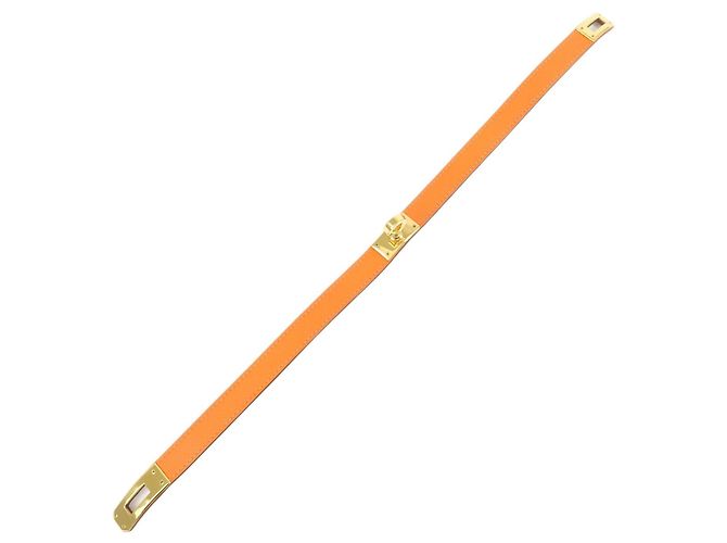 Hermès HERMES Bracciale Mini Kelly Double Tour in pelle □P Taglia S - vista 4