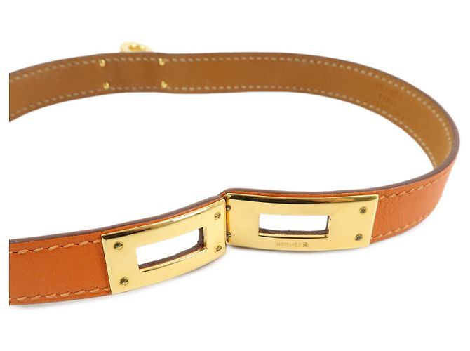Hermès HERMES Bracciale Mini Kelly Double Tour in pelle □P Taglia S - vista 6