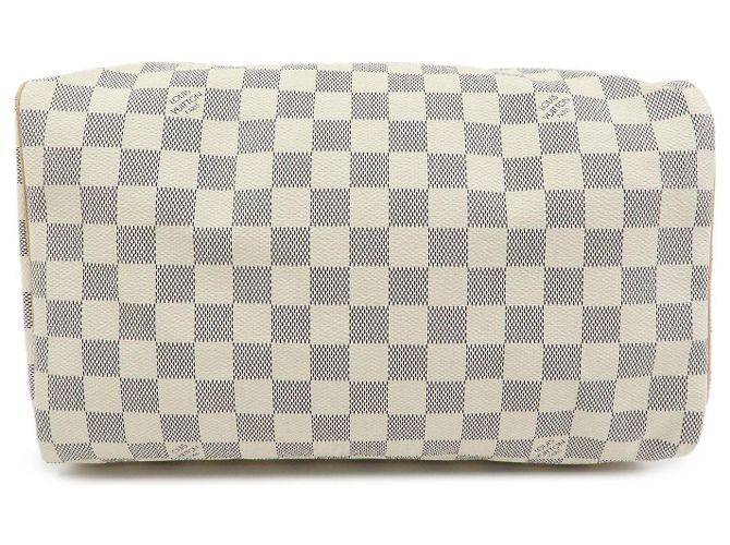 Louis Vuitton Damier Azur Speedy 30 Canvas Boston Bag Hand Bag N41533 - vue 3