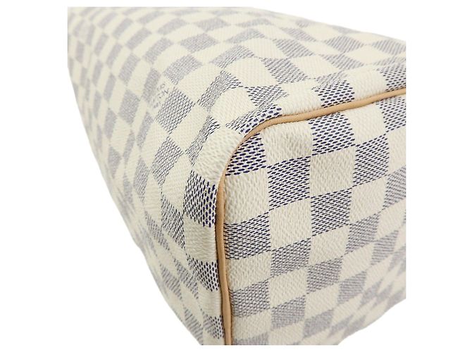 Louis Vuitton Damier Azur Speedy 30 Canvas Boston Bag Hand Bag N41533 - vue 6