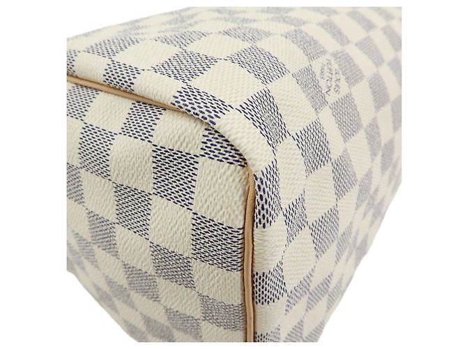 Louis Vuitton Damier Azur Speedy 30 Canvas Boston Bag Hand Bag N41533 - vue 7