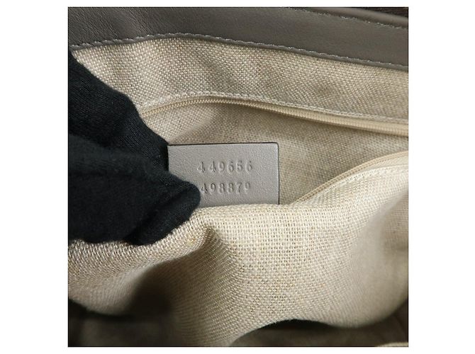 Borsa 2Way in pelle Microguccissima GUCCI Borsa a mano Grey 449656 - vista 12