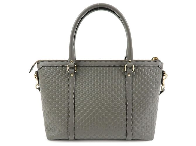 Borsa 2Way in pelle Microguccissima GUCCI Borsa a mano Grey 449656 - vista 2