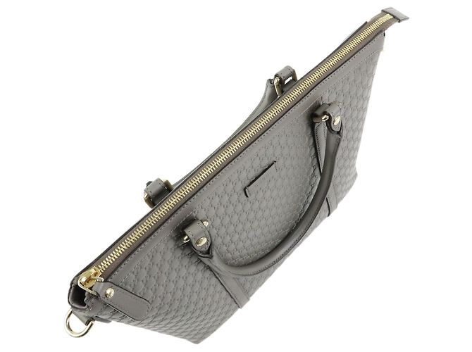 Borsa 2Way in pelle Microguccissima GUCCI Borsa a mano Grey 449656 - vista 9