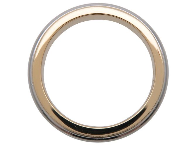 Tiffany & Co Milgrain Ring PT950 K18 750YG US5 EU49 - Ansicht 3