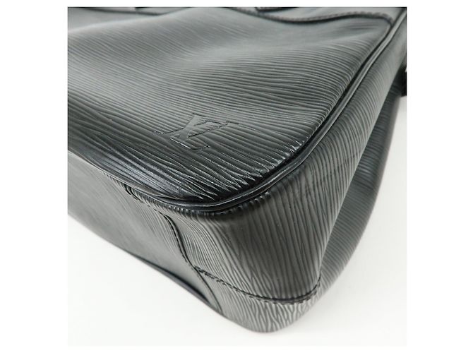 Borsa a mano in pelle Louis Vuitton Epi Passy PM Noir Black M59262 - vista 10