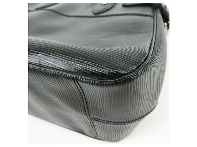 Borsa a mano in pelle Louis Vuitton Epi Passy PM Noir Black M59262 - vista 12