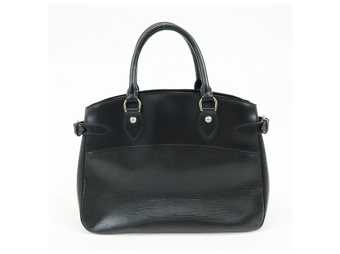 Borsa a mano in pelle Louis Vuitton Epi Passy PM Noir Black M59262 - vista 2