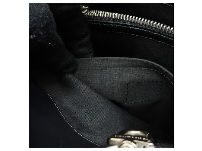 Borsa a mano in pelle Louis Vuitton Epi Passy PM Noir Black M59262 - vista 24