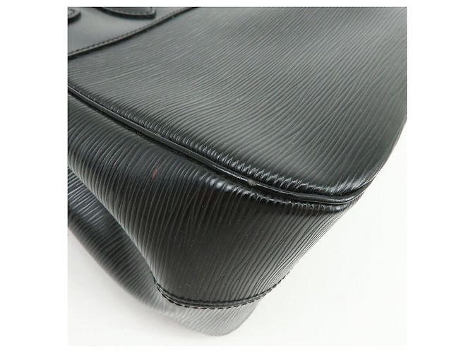 Borsa a mano in pelle Louis Vuitton Epi Passy PM Noir Black M59262 - vista 9