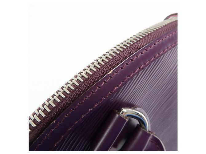Borsa a mano Louis Vuitton Epi Lockit PM Tote Bag Cassis M4229K - vista 17