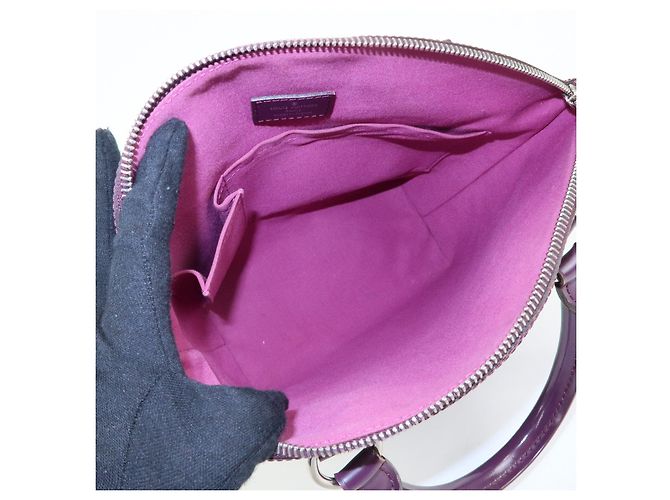 Borsa a mano Louis Vuitton Epi Lockit PM Tote Bag Cassis M4229K - vista 19