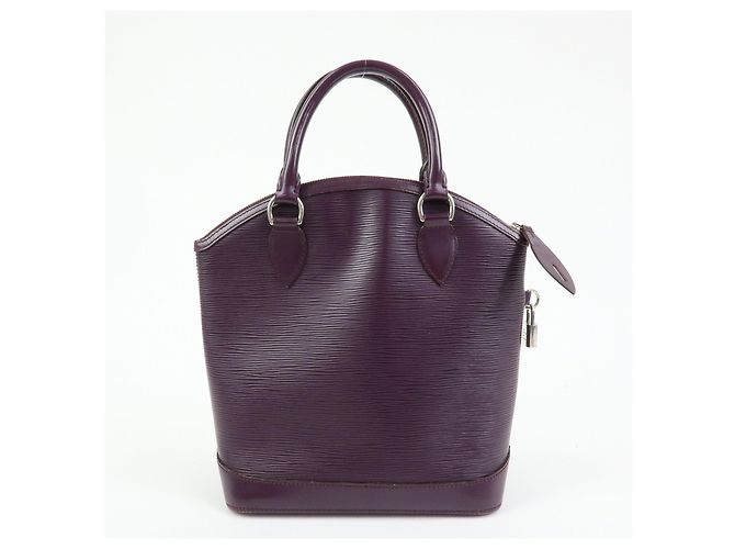 Borsa a mano Louis Vuitton Epi Lockit PM Tote Bag Cassis M4229K - vista 2