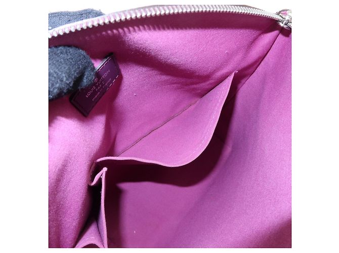 Borsa a mano Louis Vuitton Epi Lockit PM Tote Bag Cassis M4229K - vista 20