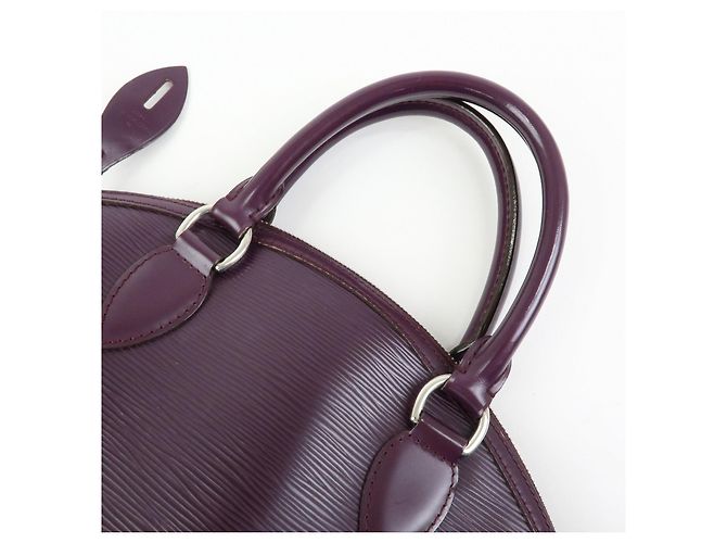 Borsa a mano Louis Vuitton Epi Lockit PM Tote Bag Cassis M4229K - vista 6