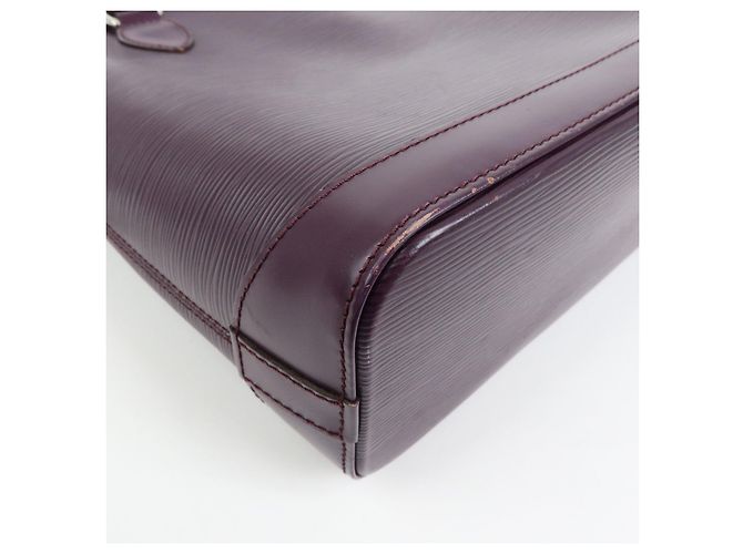 Borsa a mano Louis Vuitton Epi Lockit PM Tote Bag Cassis M4229K - vista 9