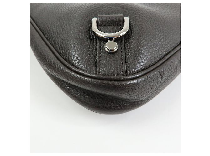 Borsa a tracolla e borsa a mano GUCCI Abbey in pelle Nero Argento 268637 - vista 10