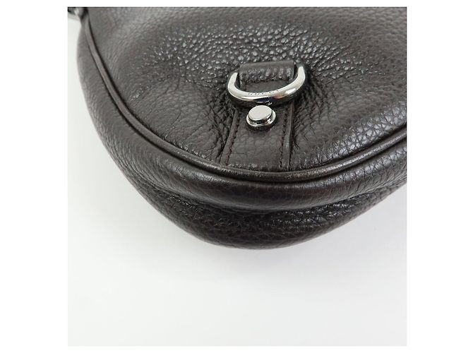 Borsa a tracolla e borsa a mano GUCCI Abbey in pelle Nero Argento 268637 - vista 12