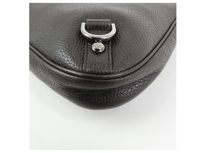 Borsa a tracolla e borsa a mano GUCCI Abbey in pelle Nero Argento 268637 - vista 13