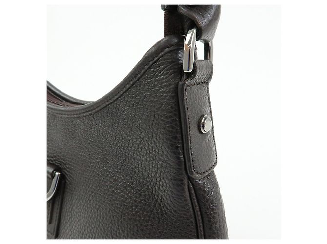 Borsa a tracolla e borsa a mano GUCCI Abbey in pelle Nero Argento 268637 - vista 14