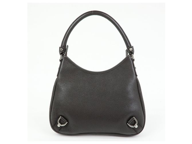 Borsa a tracolla e borsa a mano GUCCI Abbey in pelle Nero Argento 268637 - vista 2