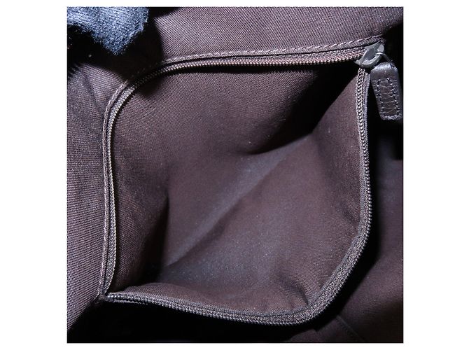 Borsa a tracolla e borsa a mano GUCCI Abbey in pelle Nero Argento 268637 - vista 21