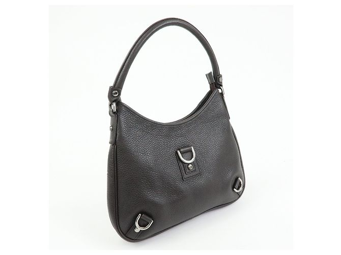 Borsa a tracolla e borsa a mano GUCCI Abbey in pelle Nero Argento 268637 - vista 4